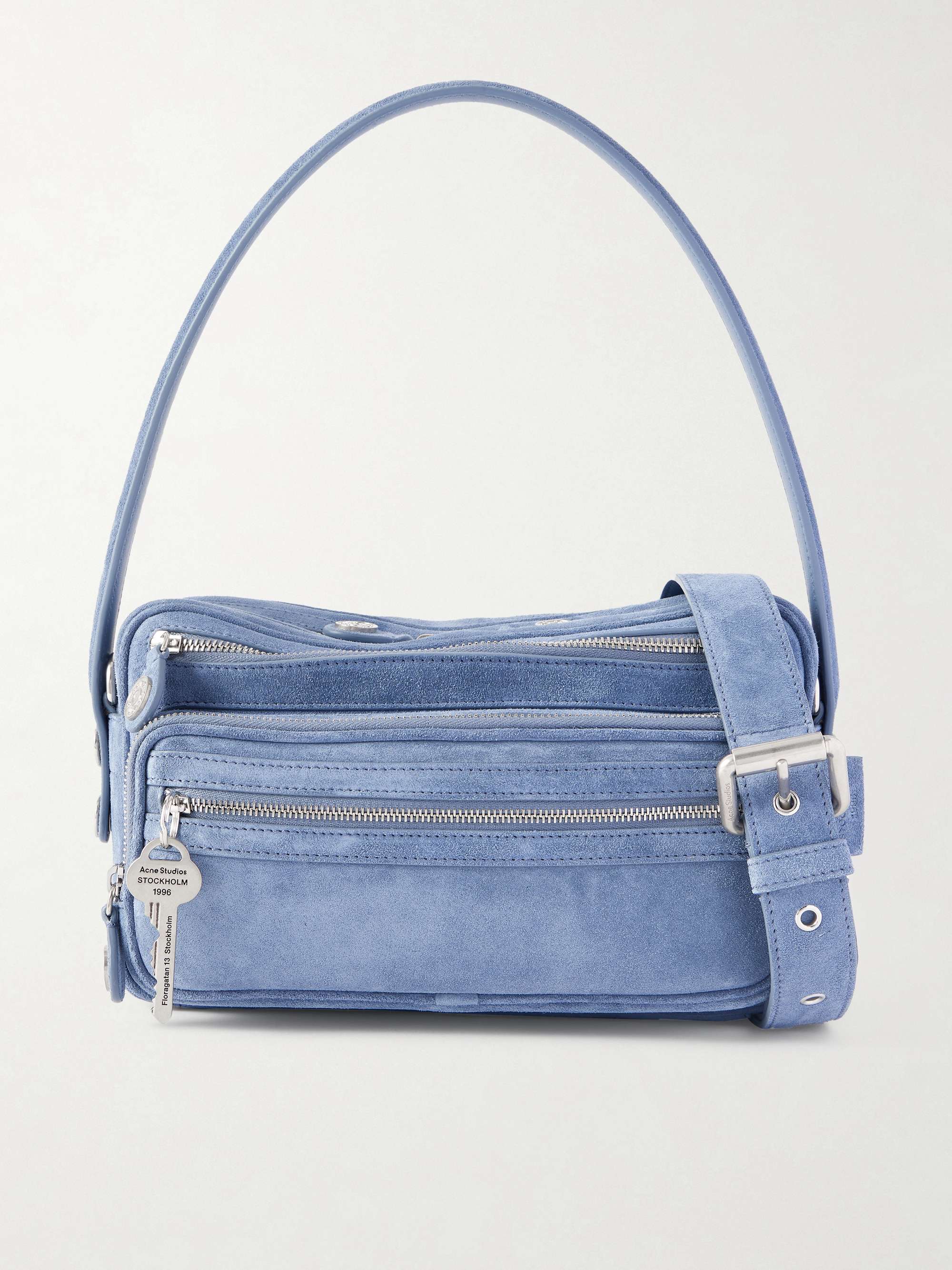 ACNE STUDIOS Suede shoulder bag | NET-A-PORTER