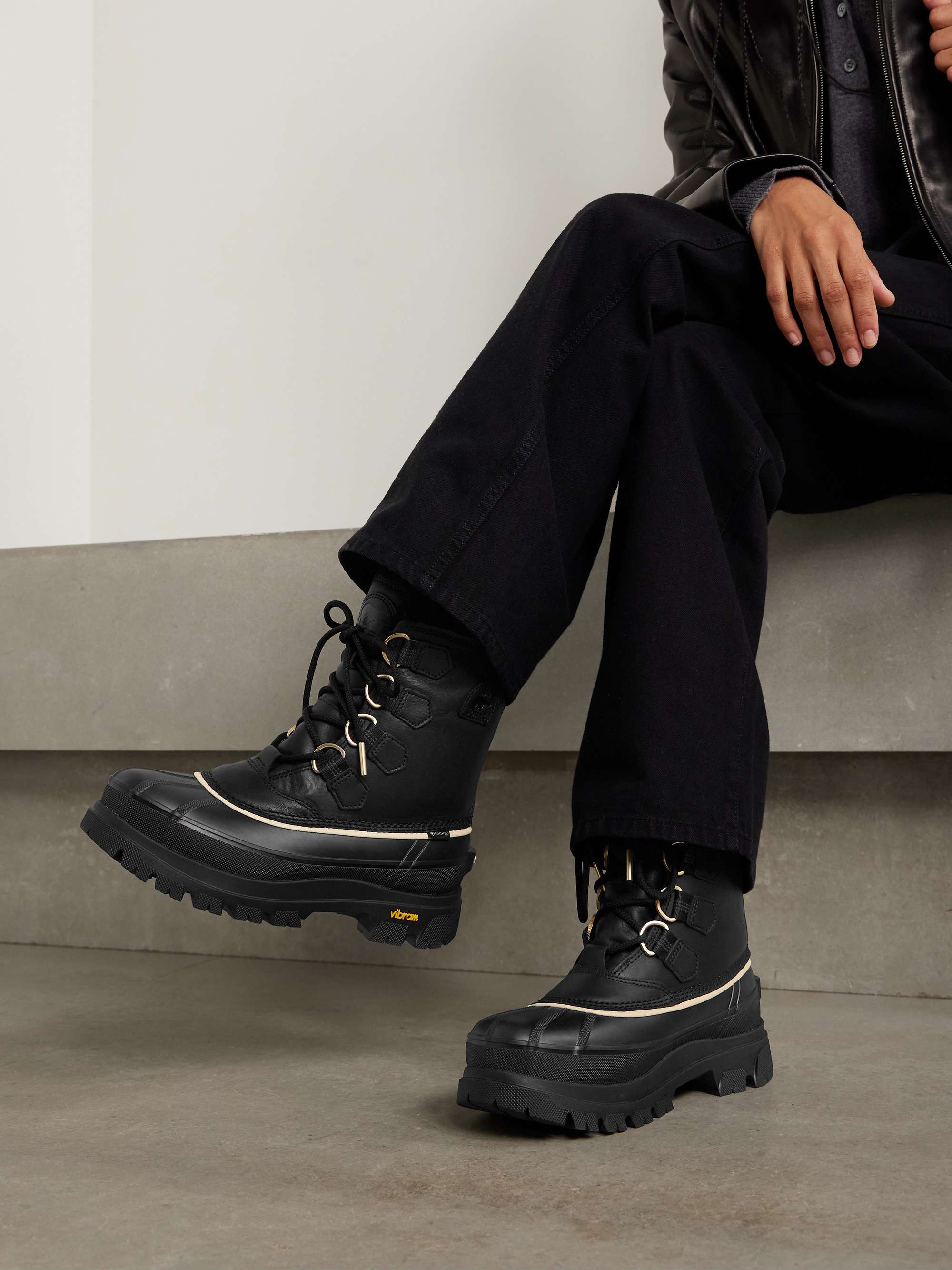 SOREL Caribou Horizon™ fleece-trimmed GORE-TEX™ ankle boots | NET