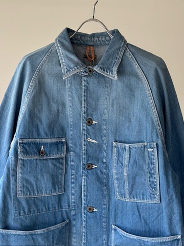 KAPITAL (キャピタル) 12ozデニム CACTUSカバーオール(中色加工) s.t.c