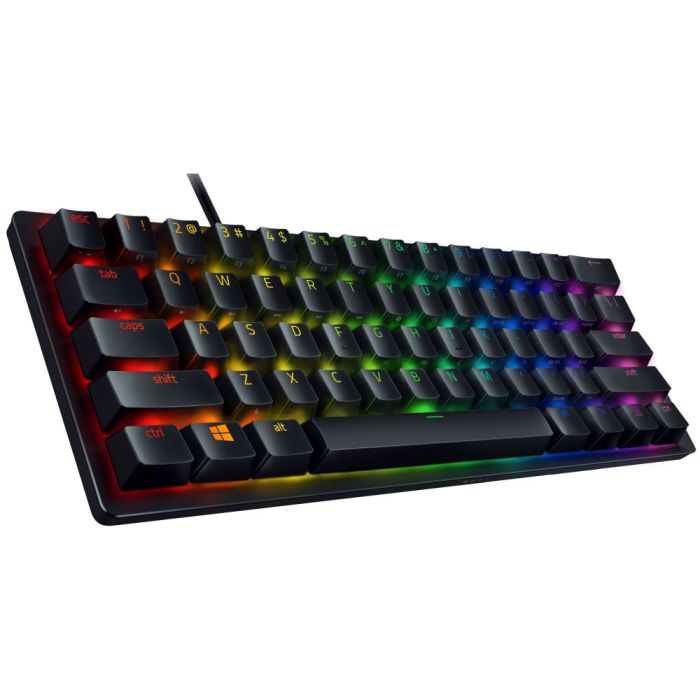 RAZER HUNTSMAN MINI 60% OPTICAL GAMING KEYBOARD (PURPLE SWITCH)