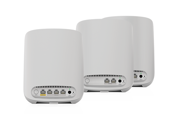 RBK353 | 3台セット | Orbi WiFi 6 MicroメッシュWiFiシステム | 家庭
