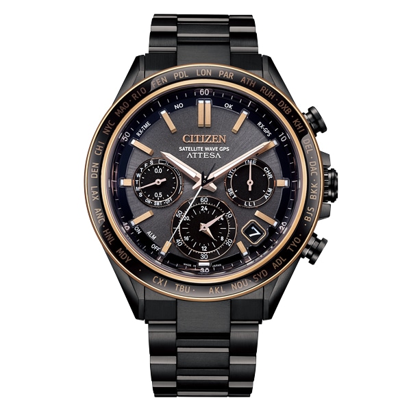 ATTESA エコ・ドライブGPS衛星電波時計 ダブルダイレクトフライト ACT