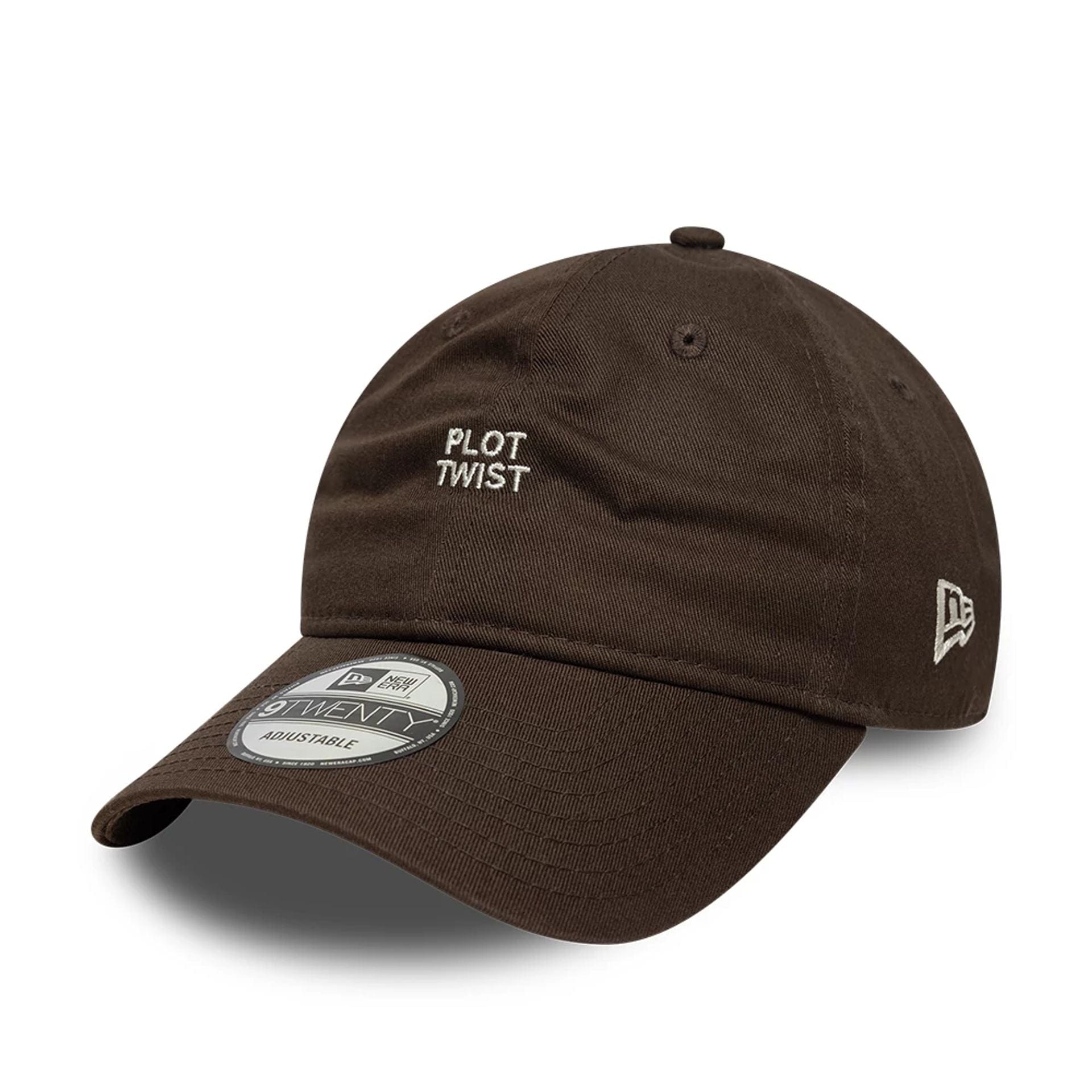 New Era Slogan Plot Twist Dark Brown 9TWENTY Cap | NEC EU