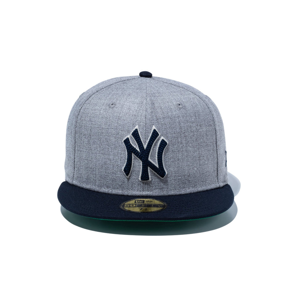 59FIFTY Gray Heather ニューヨーク・ヤンキース ヘザーグレー