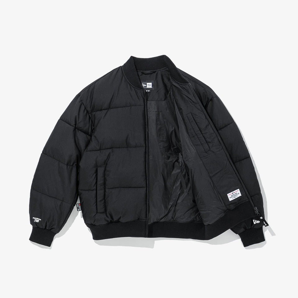 フェザーレス ダウンジャケット ニューヨーク・ヤンキース ブラック