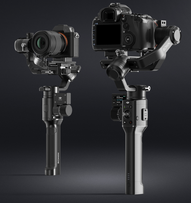 DJI's first single-handed stabilizer for hybrid cameras. The Ronin