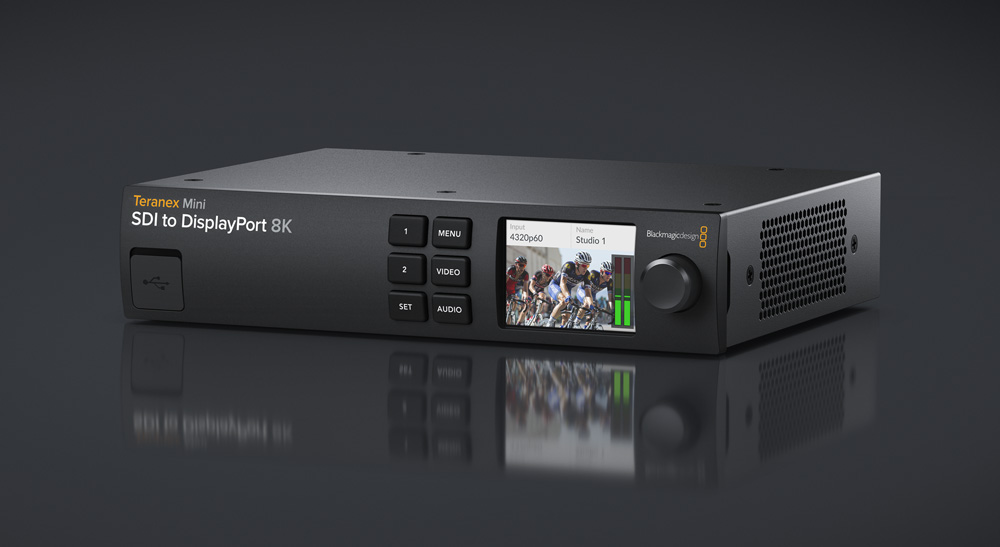 Blackmagic Design Announces New Teranex Mini SDI to DisplayPort 8K
