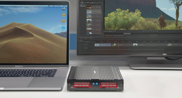 Sonnet Dual-Slot RED MINI-MAG Pro Thunderbolt 3 Card Reader