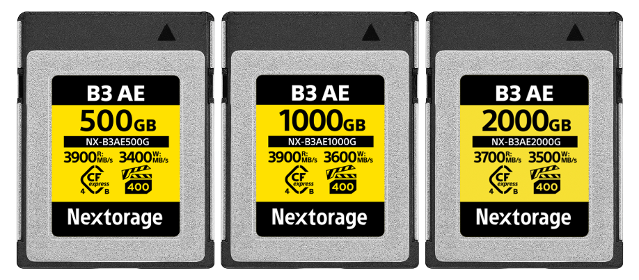 CFexpress™ 4.0 Type Bメモリーカード「NX-B3AEシリーズ」および「NX
