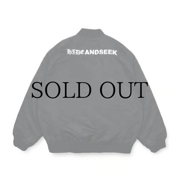 HIDEANDSEEK(ハイドアンドシーク) バーシティジャケット Nylon Varsity