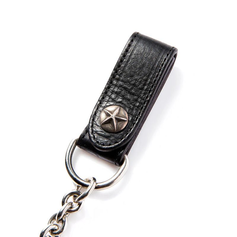 CALEE(キャリー) ウォレットチェーン SILVER STAR CONCHO LEATHER