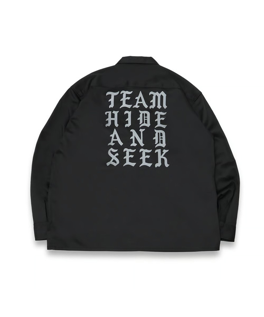 HIDEANDSEEK(ハイドアンドシーク) シャツ Work L/S Shirt(24aw) HS