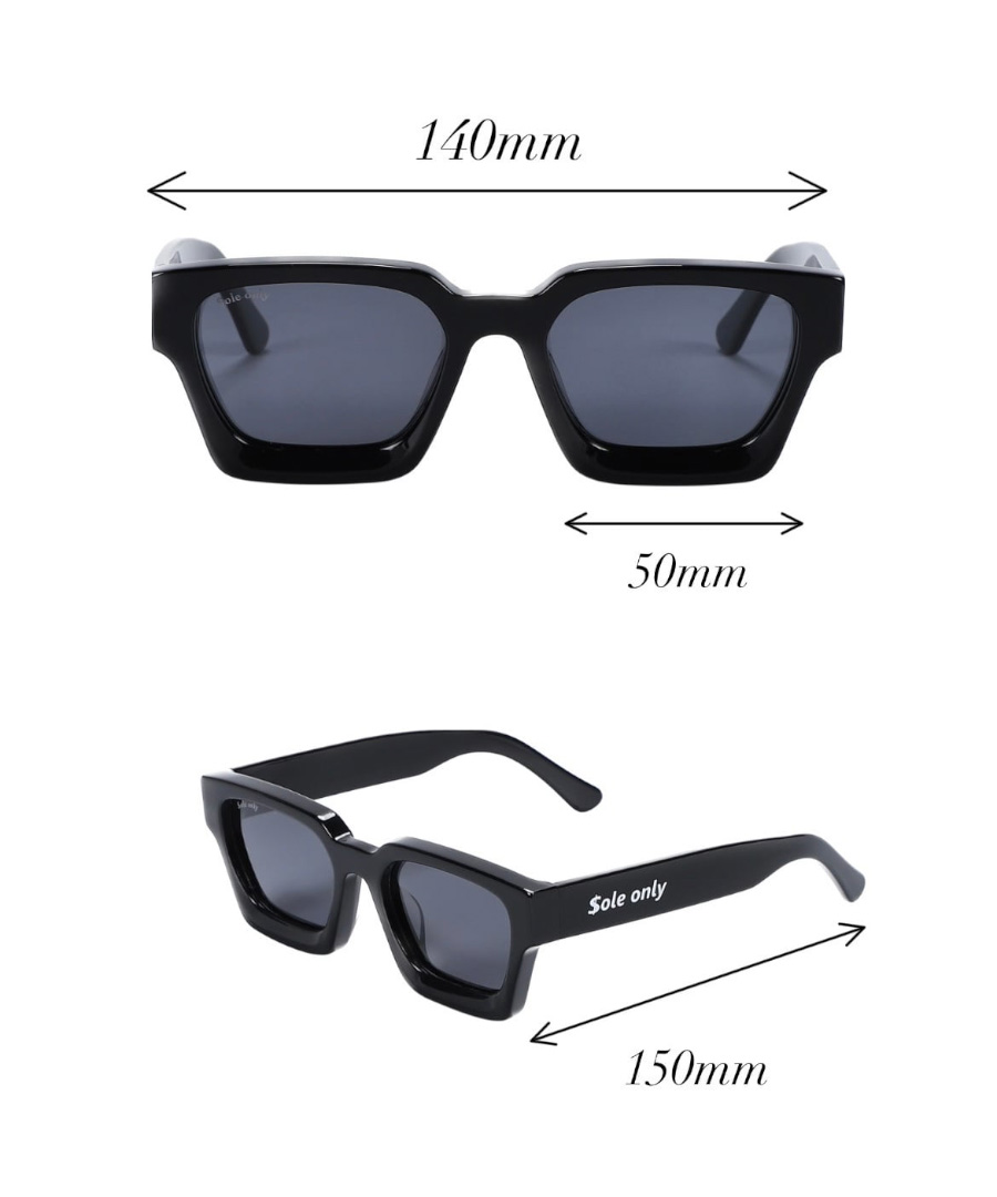 ole only(ソールオンリー)サングラス square retro sunglasses 正規