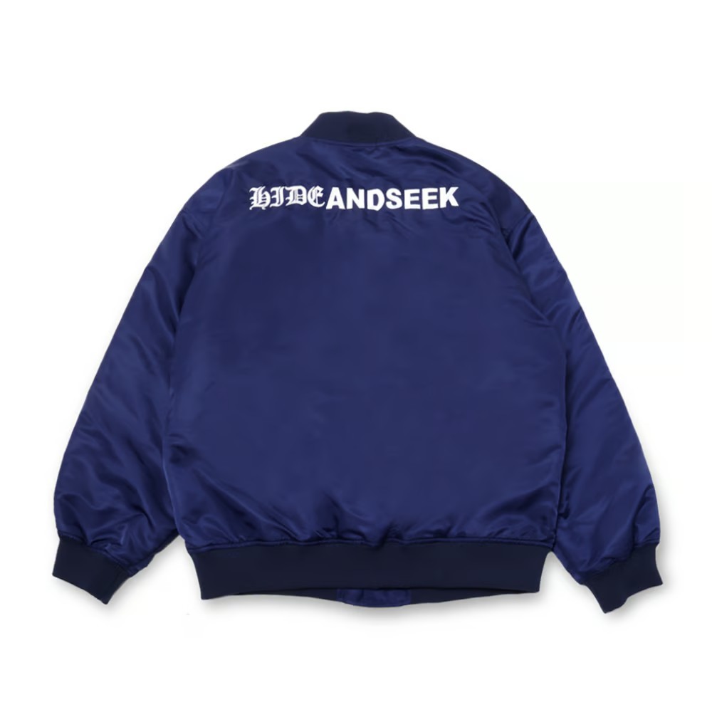 HIDEANDSEEK(ハイドアンドシーク) バーシティジャケット Nylon Varsity
