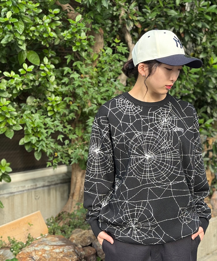 LFYT(ラファイエット)セーター SPIDERWEB SWEATER LA240401 正規取扱