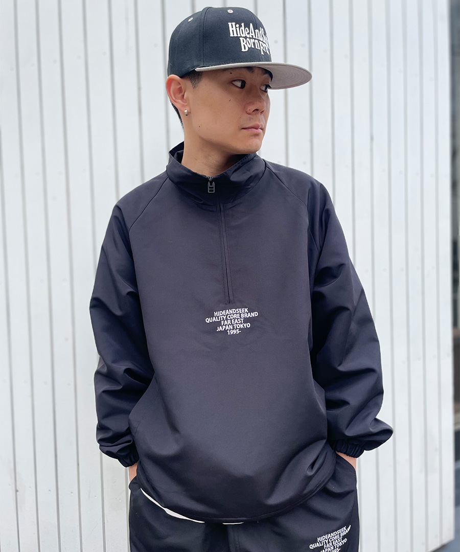 HIDEANDSEEK(ハイドアンドシーク) ナイロンアノラックジャケット Nylon