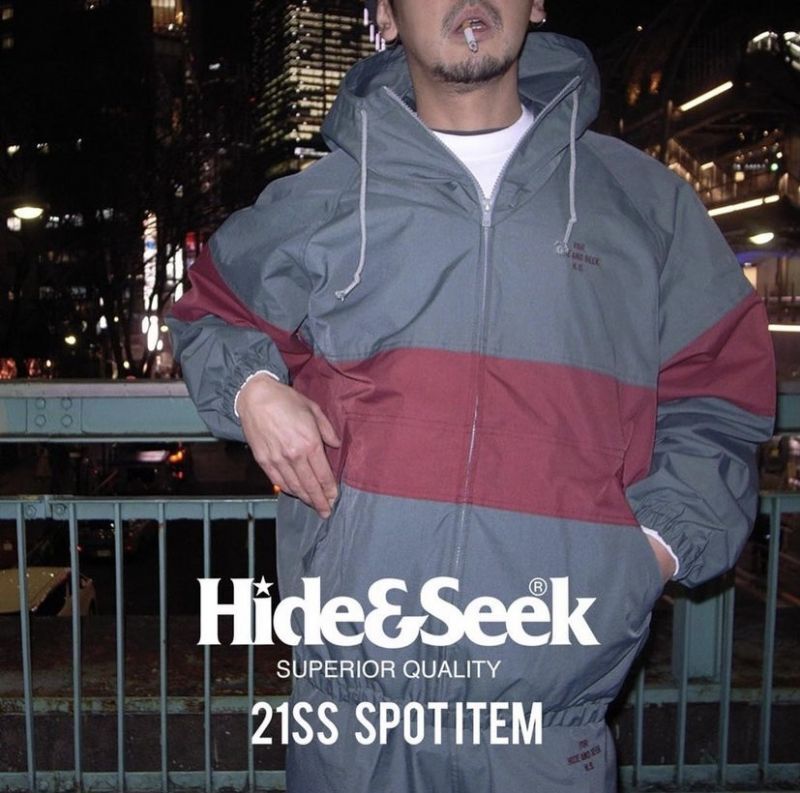 HIDEANDSEEK(ハイドアンドシーク)ジャケット Nylon Zip Jacket HJ