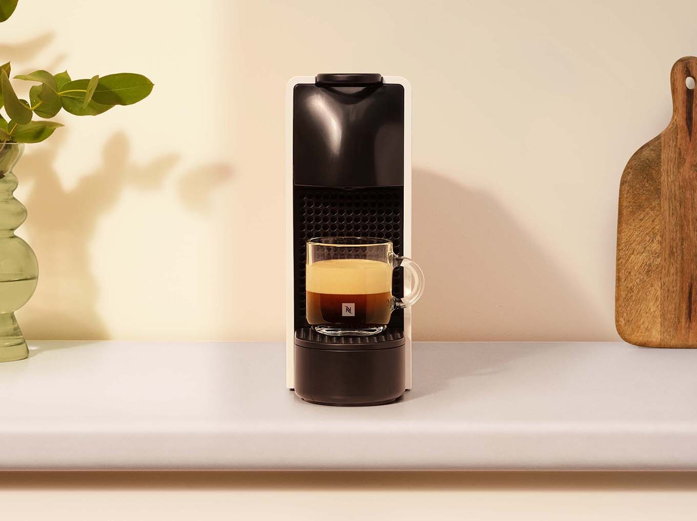 Nespresso Essenza - Grey | Compact Mini Espresso Machine