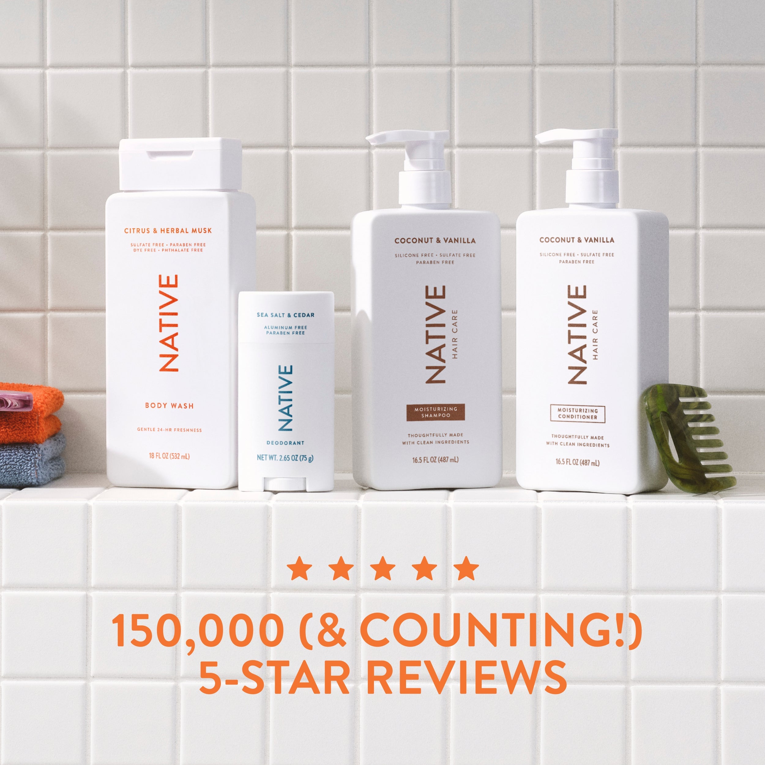 Native Moisturizing Shampoo | Peach & Nectar | Cruelty-Free