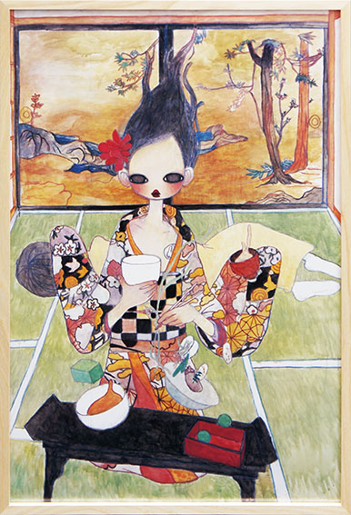 Aya Takano / タカノ綾版画額「無重力の部屋」 | Natsume Books