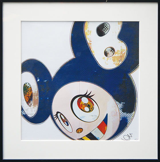 Takashi Murakami / 村上隆版画額「And Then 3000 Blue」 | Natsume Books