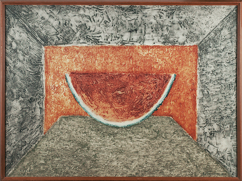 Rufino Tamayo / ルフィーノ・タマヨ版画額「Interior con sandia