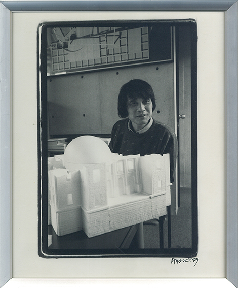 安斎重男プリント額「安藤忠雄#1」 | Natsume Books