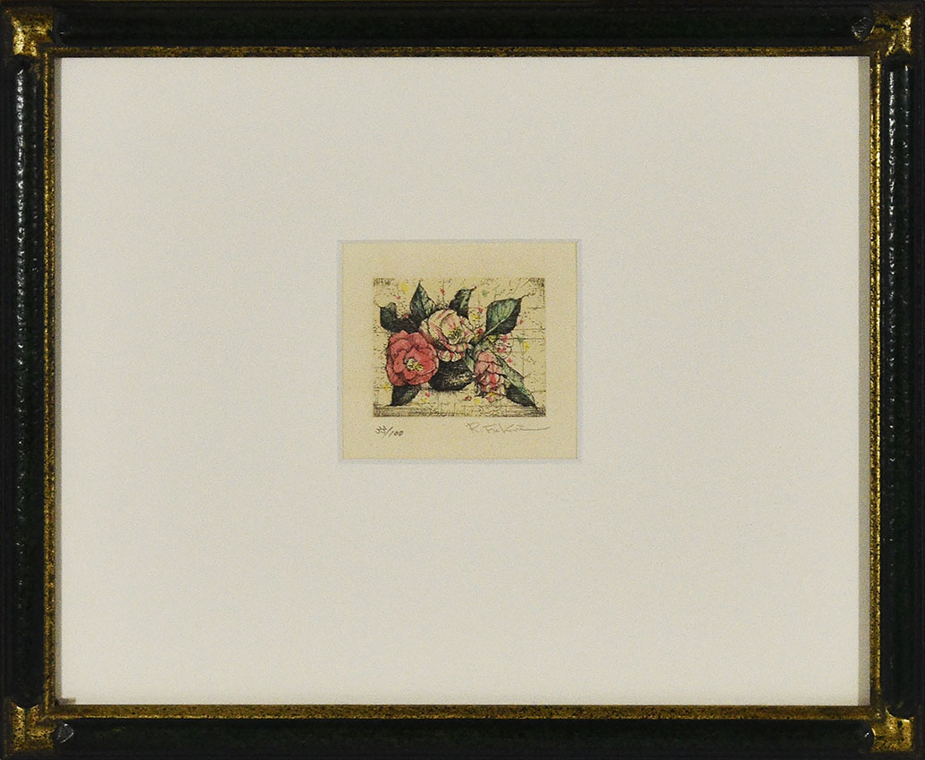 福井良之助版画額「明石潟」 | Natsume Books