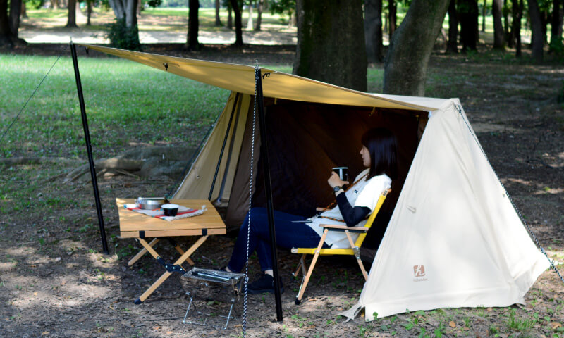 Hilander(ハイランダー) ハンガーフレームシェルター クロシェト ポリ