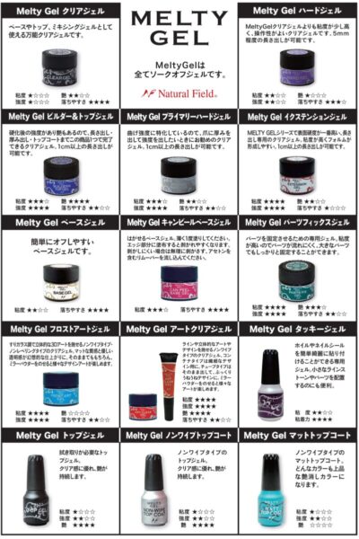 Melty Gel（メルティジェル） ハードジェル | 商品情報 | ナチュラル
