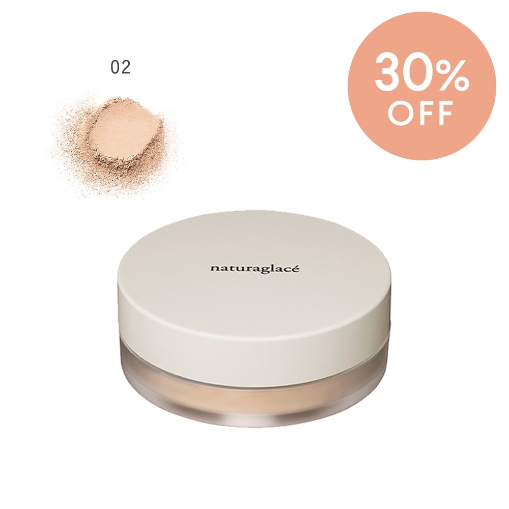アウトレット＞ナチュラグラッセ ルースパウダー(02 パールベージュ