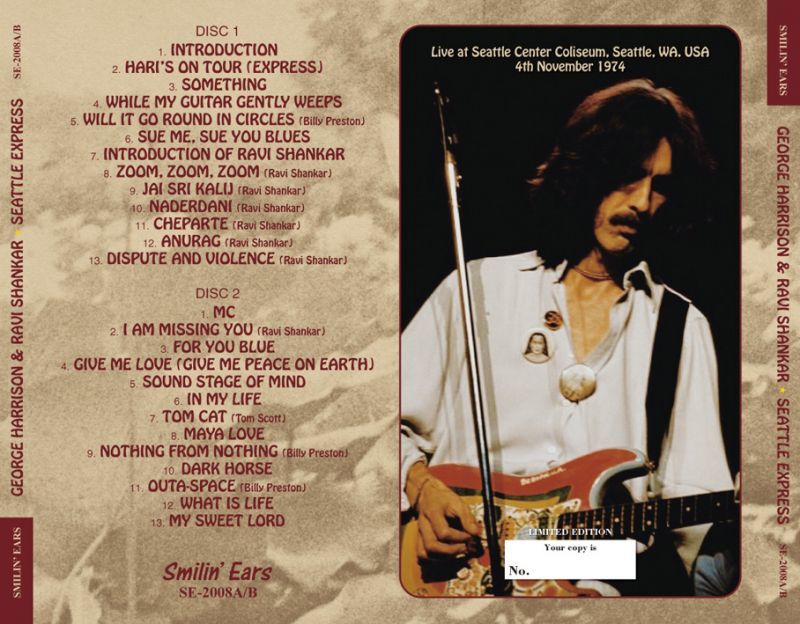 GEORGE HARRISON - SEATTLE EXPRESS (2CD) - navy-blue