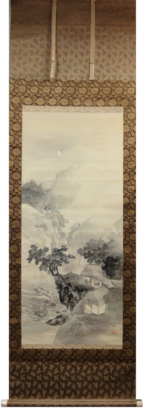 川端玉章 春秋山水図 双幅 /Web書画ミュージアム