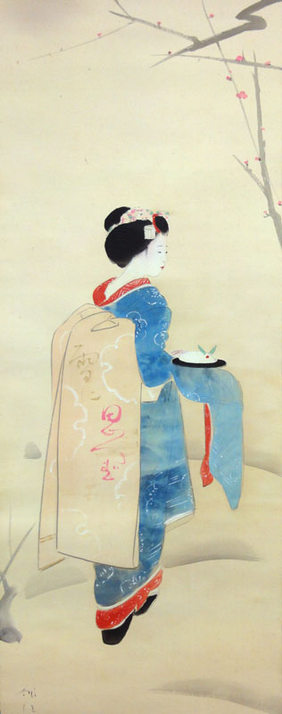 梶原緋佐子 初春舞妓/Web書画ミュージアム