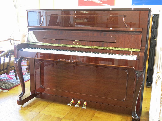 PETROF P118 C1 マホガニー艶出し | 名古屋ピアノ調律センター