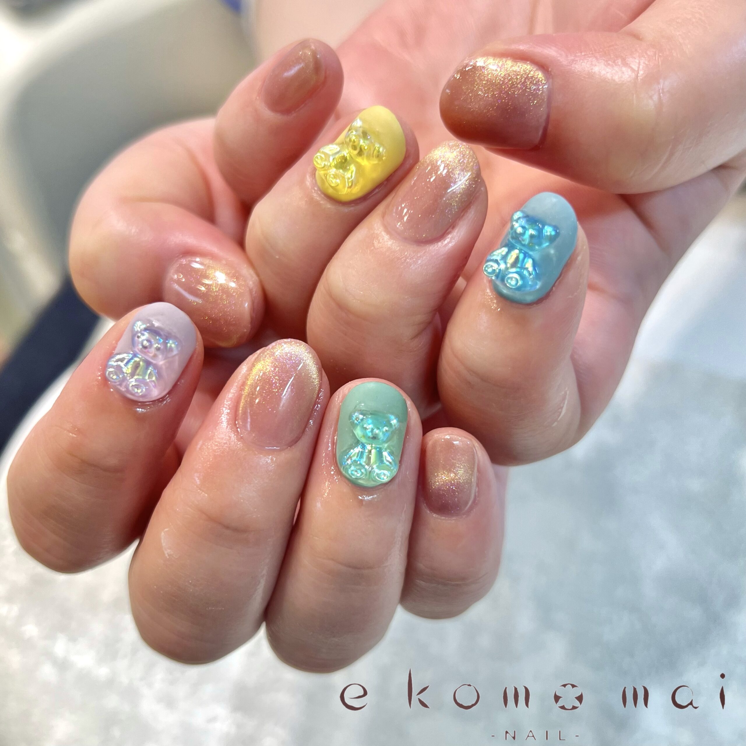 溝ノ口ネイルサロン/くまネイル/マグネットネイル | 溝の口ネイル