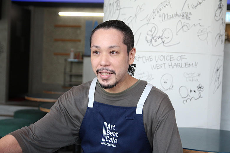 アートやライブに触れ合えるカフェ 「Art Beat Cafe NAKANOSHIMA