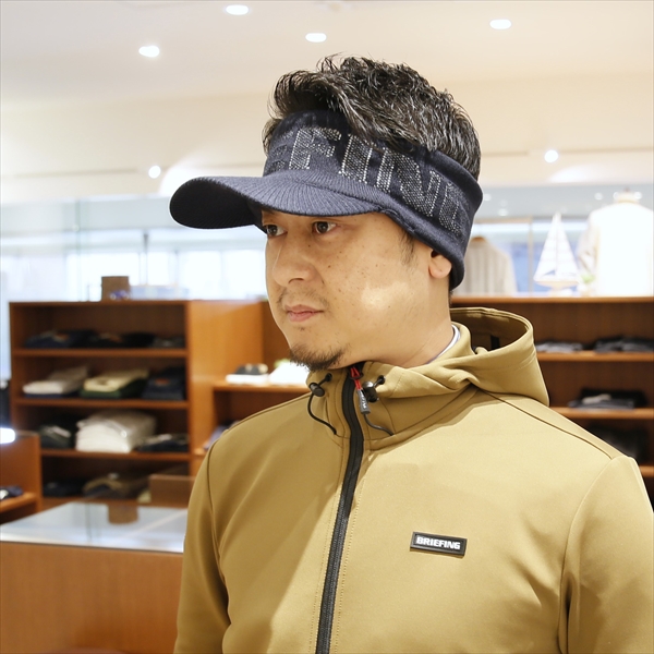 BRIEFING GOLF ブリーフィングゴルフ ニットバイザー MS KNIT VISOR