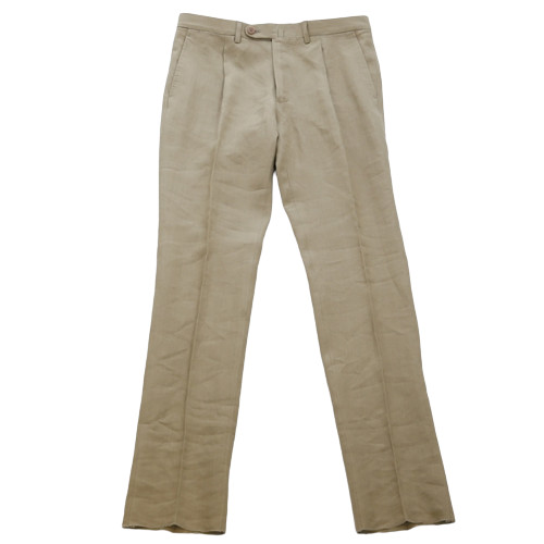 De Petrillo デ ペトリロ [春夏] スーツ リネン 1プリーツ 3B NUVOLA