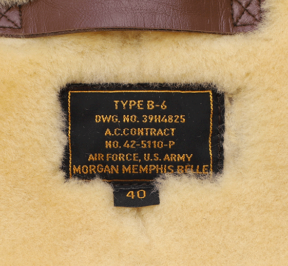 MORGAN MEMPHIS BELLE TYPE B-3 シープスキンジャケット ミリタリー