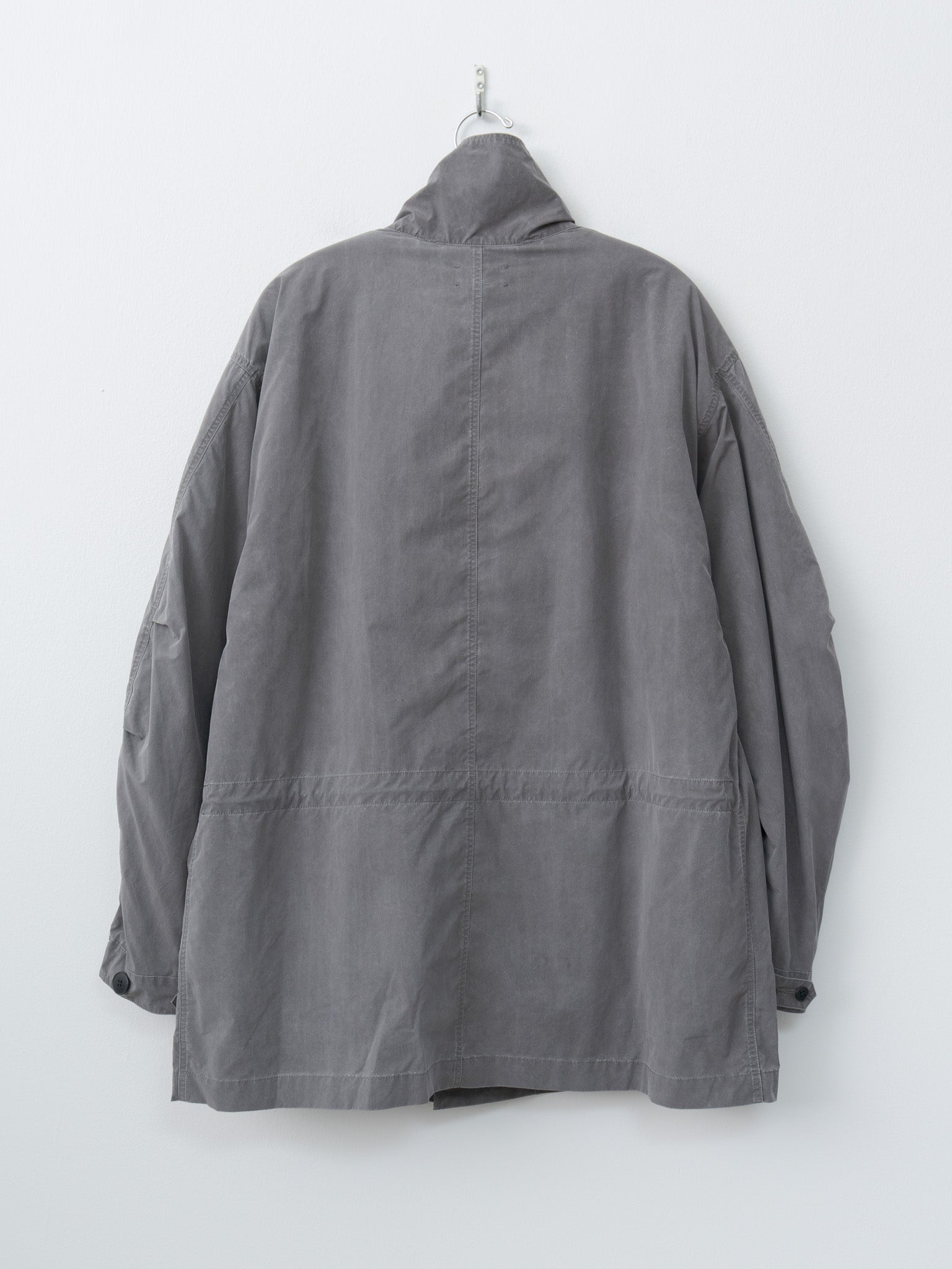 Namu Shop - Aton Pigment Air Weather Short Mods Coat - Sumi