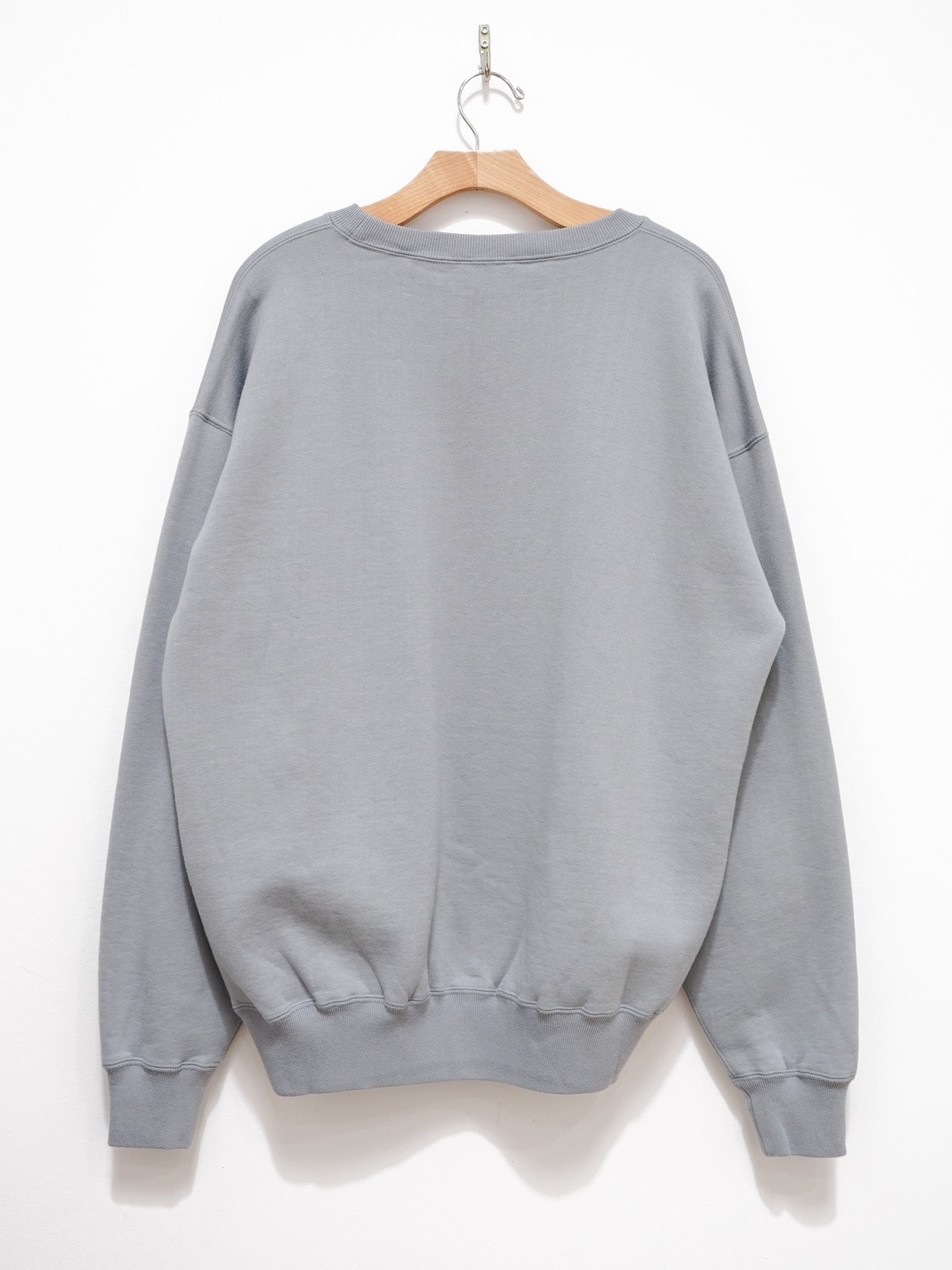 Namu Shop - Auralee Smooth Soft Sweat Pullover - Blue Gray