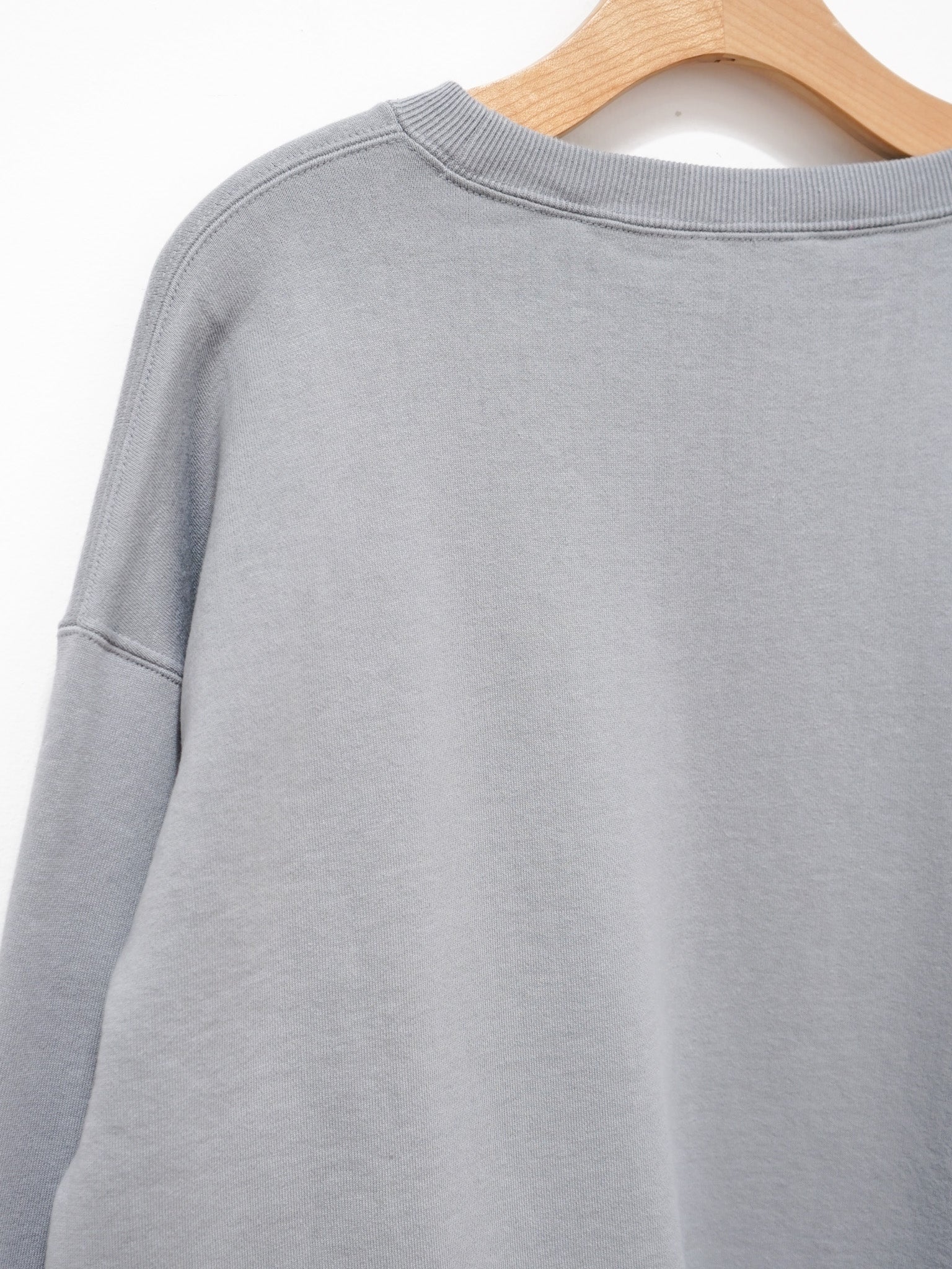 Namu Shop - Auralee Smooth Soft Sweat Pullover - Blue Gray