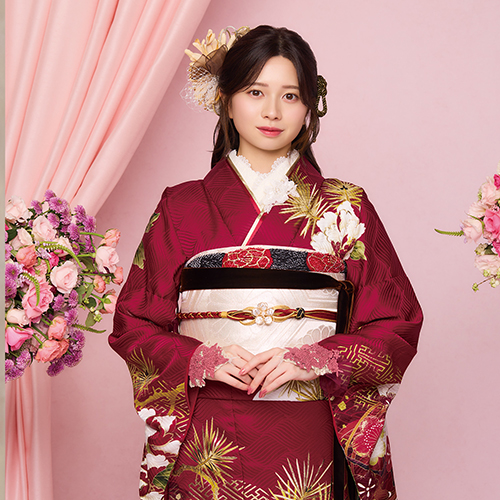 ナナイロキモノWEBショップ / 訪問着フルセット｜ 淡いピンク色 辻が花