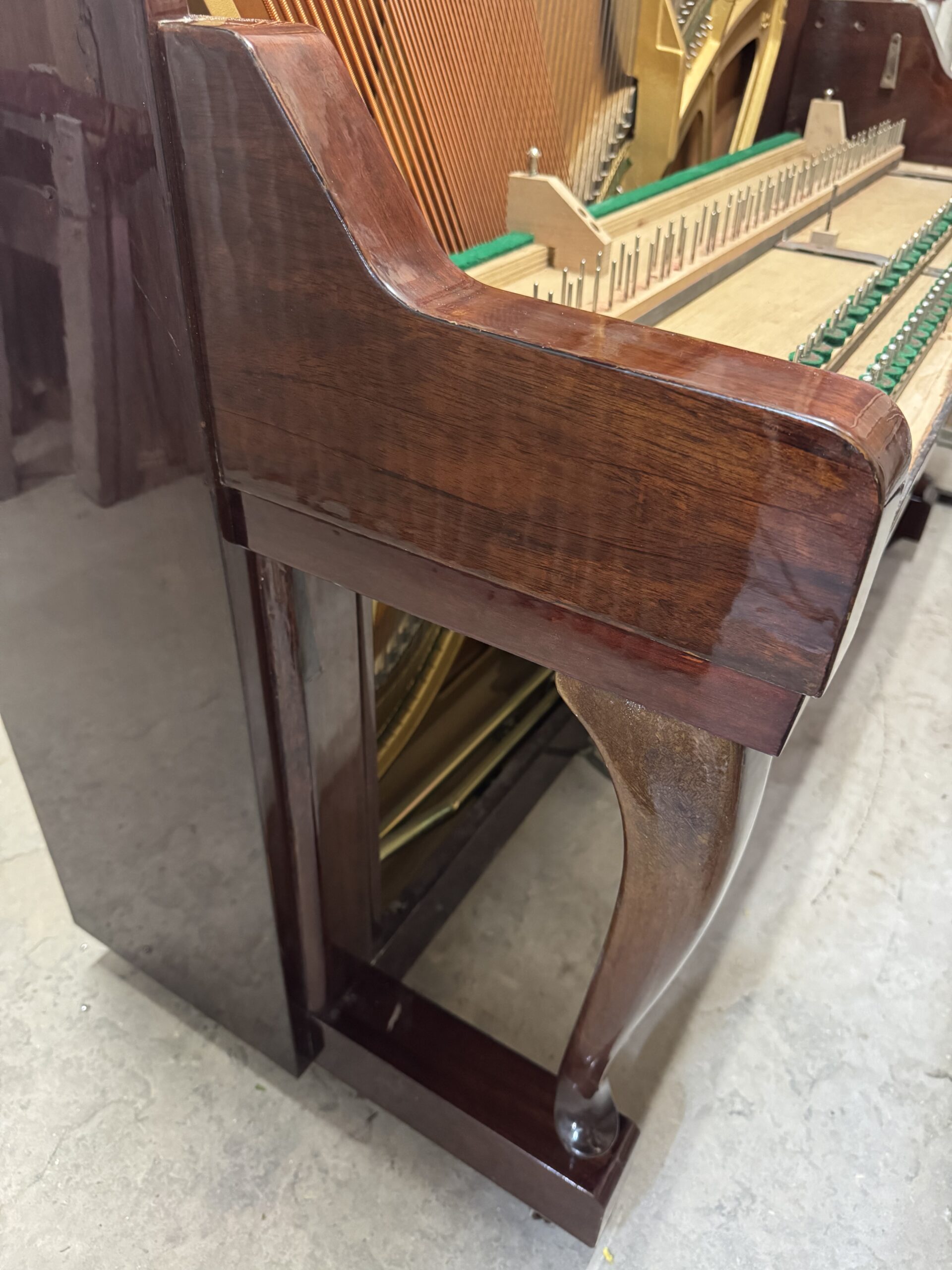 Yamaha W106B 塗装完了 | 南国ピアノ芸術