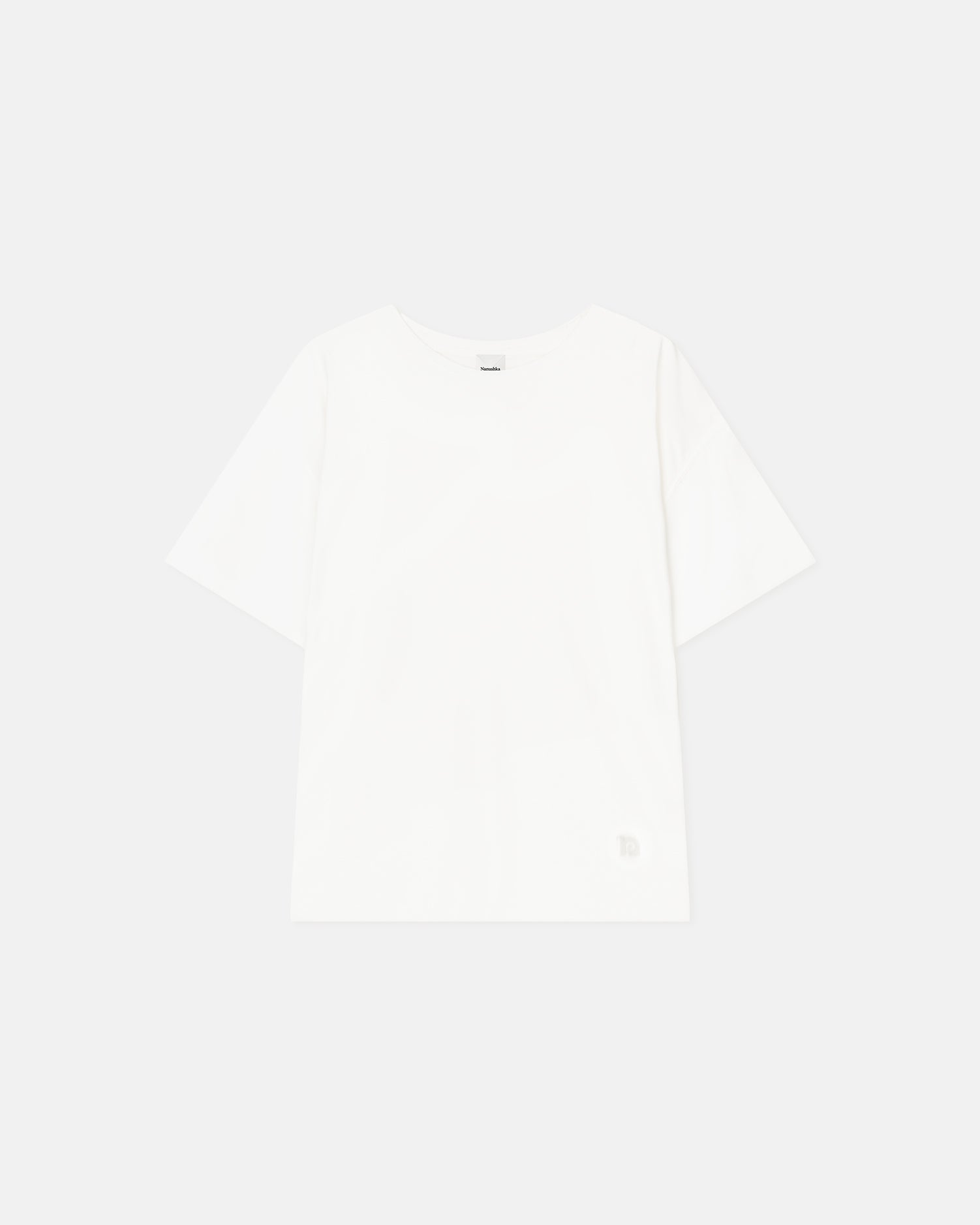 Wren - Embroidered Cotton-Jersey T-Shirt - Off White – Nanushka