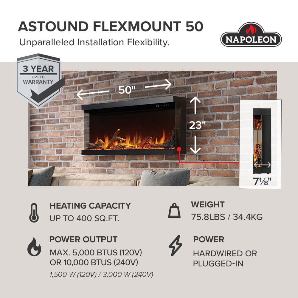Astound 50 FlexMount - NEFL50AB | Napoleon