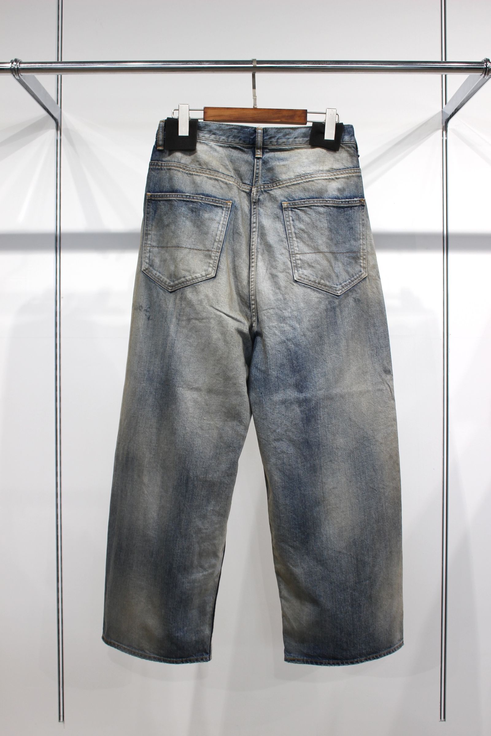 ANCELLM - AGING WIDE DENIM 5P PANTS | INDIGO | デニム | NapsNote