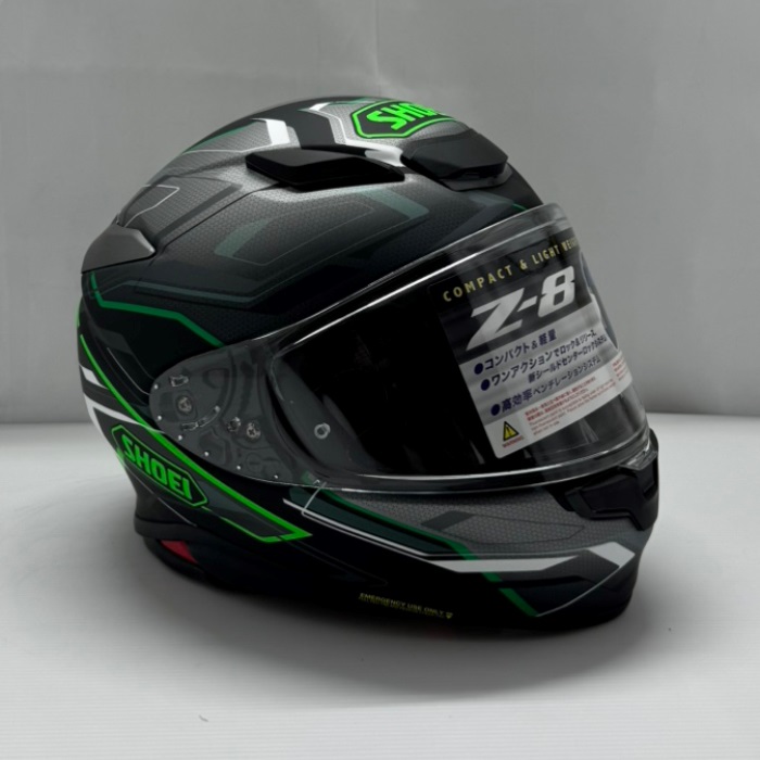 Z-8 CAPRICCIO TC-4 GREEN/BLACK フルフェイスヘルメット｜フル