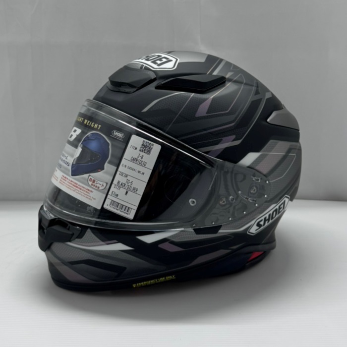 Z-8 CAPRICCIO TC-5 BLACK/SILVER フルフェイスヘルメット｜フル